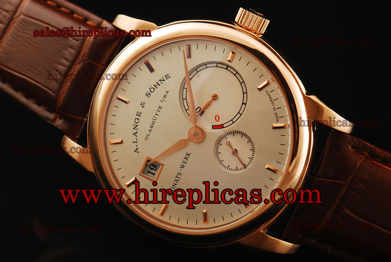 AAA A.Lange&Sohne Lange 31 130.032 Rose Gold Case White Dial