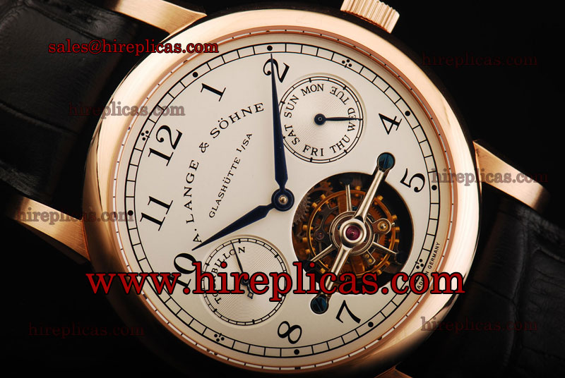 Best A.Lange&Sohne Tourbillon Pour Le Merite 701.001 Rose Gold Case