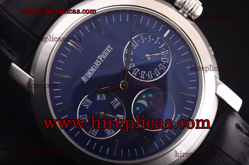 Top Quality Audemars Piguet Jules Audemars Moonphrase Calendar 26385OR.OO.A088CR.01.SSBU Asia Automatic Steel Blue Dial