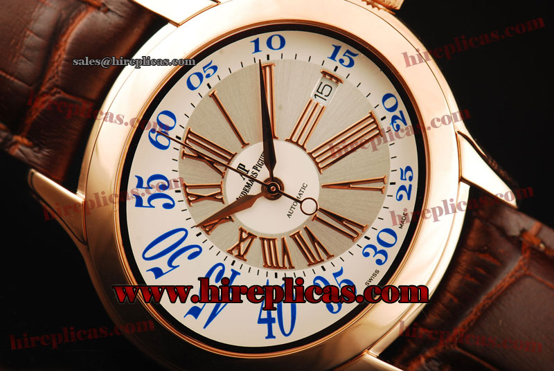 Best Luxury Audemars Piguet Millenary 15320OR.OO.D093CR.01 Asia Automatic Rose Gold White Dial