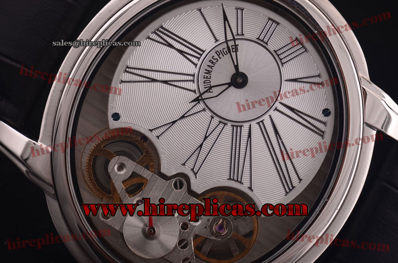 Top Quality Audemars Piguet Millenary Tourbillon 15350ST.OO.D002CR.01.wt Asia Automatic Steel White Dial