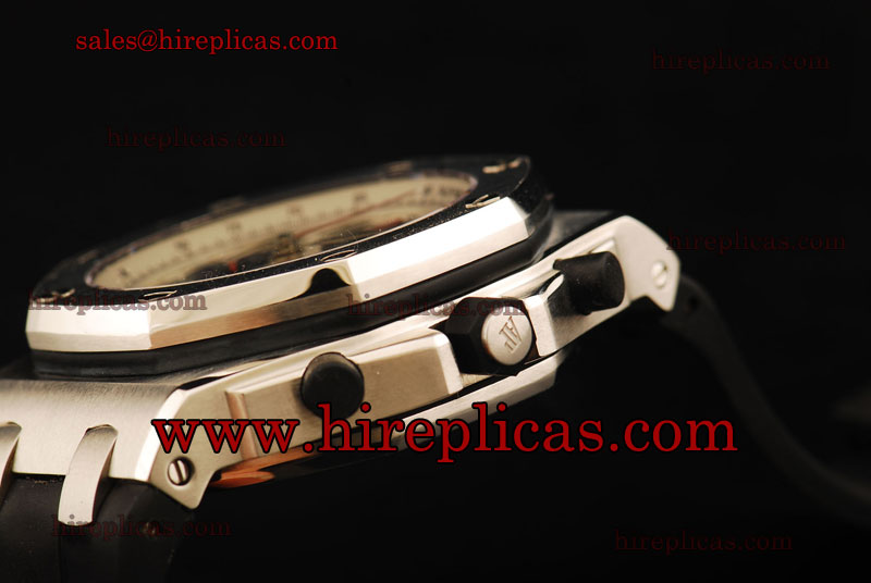 Best Audemars Piguet Royal Oak Offshore Run 9@Sec 26170ST.OO.D101CR.02.PV Swiss Valjoux 7750 Automatic Steel White Dial