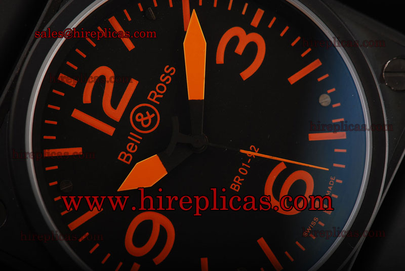 Best Bell&Ross BR 01-92 BR 01-92 Swiss ETA 2836 Automatic PVD Black Dial