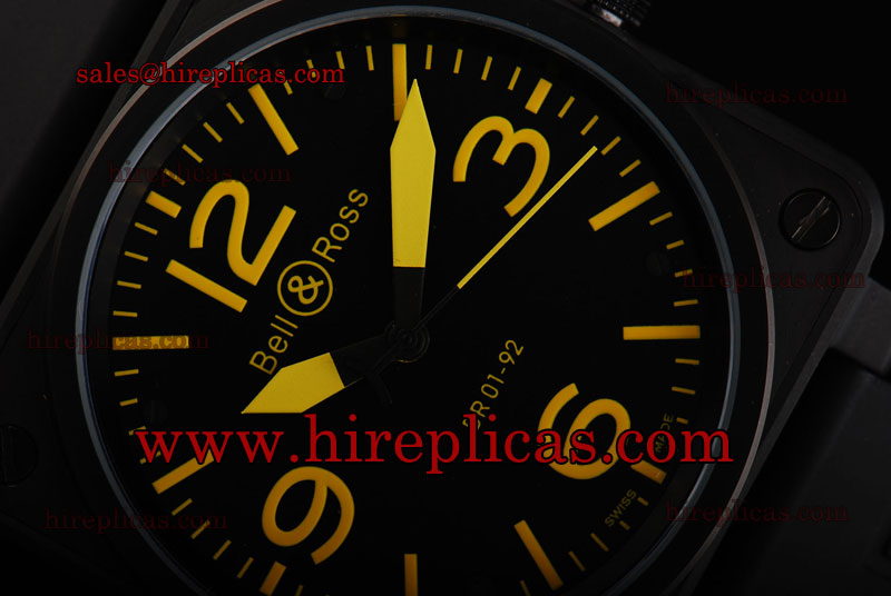 Special Top Bell&Ross BR 01-92 BR 01-92 Swiss ETA 2836 Automatic PVD Black Dial