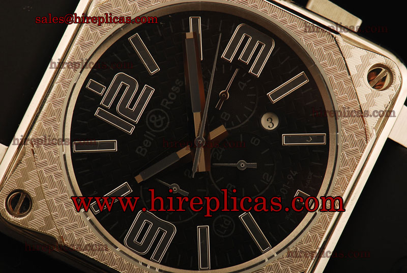 Quality cheap Luxury Bell&Ross BR 01-94 BR 01-94 ST17 Automatic Steel Black Dial