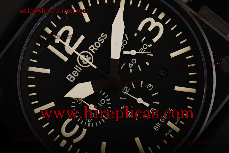 Designer Bell&Ross BR 01-94 BR 01-94 1:1 Original Swiss Valjoux 7750 Automatic PVD Black Dial