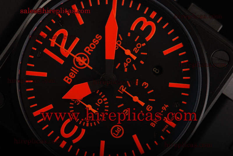 Fake Classic Bell&Ross BR 01-94 BR 01-94 1:1 Original Swiss Valjoux 7750 Automatic PVD Black Dial