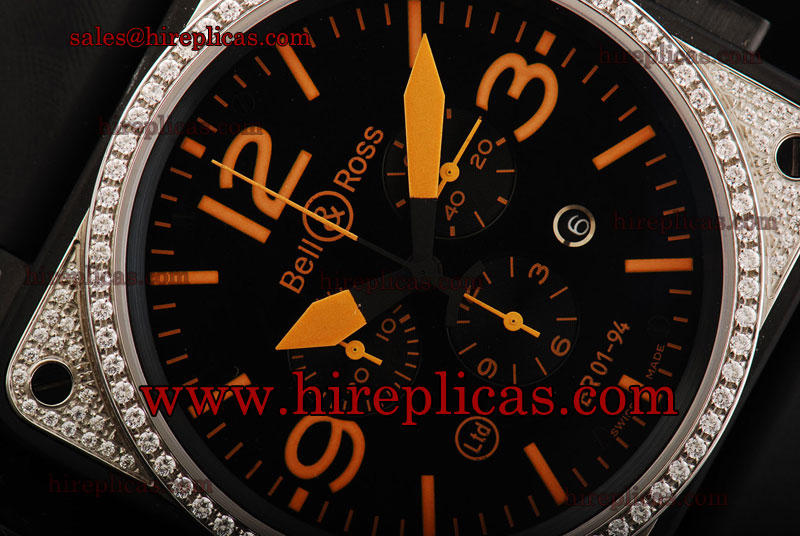 Luxury knockoff Bell&Ross BR 01-94 BR 01-94 Swiss ETA Quartz PVD Black Dial