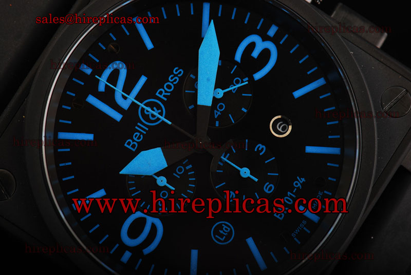 Good Bell&Ross BR 01-94 BR 01-94 Swiss ETA Quartz PVD Black Dial