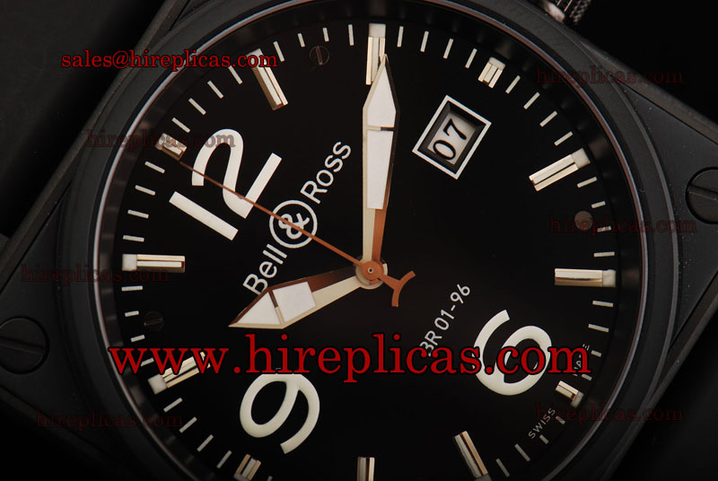 Best quality Bell&Ross BR 01-96 BR 01-96 Swiss ETA 2836 Automatic PVD Black Dial ETA Coating