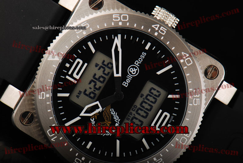 Best Bell&Ross BR 03-88 BR 03-88 Digital Quartz Steel Black Dial UK Online