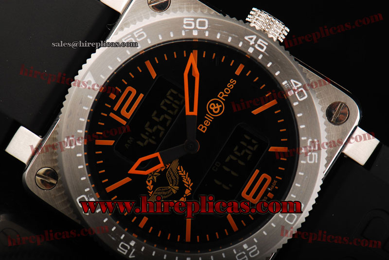 Best Luxury Bell&Ross BR 03-88 BR 03-88 Digital Quartz Steel Black Dial For Sale