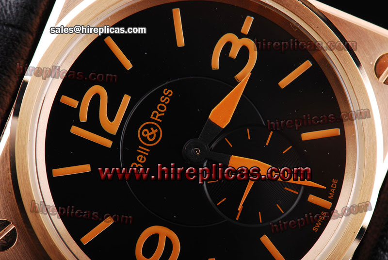 Clone Bell&Ross BR-S BR-S Miyota Quartz Rose Gold Black Dial