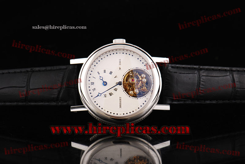 Luxury knockoff Breguet Grande Complication Tourbillon Regulator 5307PT/12/9V6 Swiss Tourbillon Steel White Dial