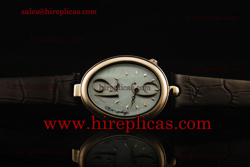 Best Luxury Breguet Reine De Naples 8967ST/58/986/BL Miyota Quartz Steel Blue Dial