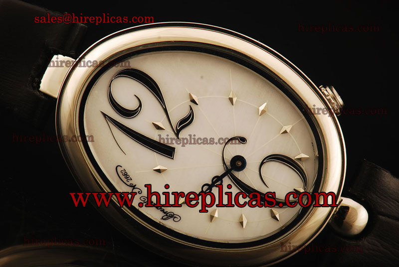 Fake Classic Breguet Reine De Naples 8967ST/58/986/BL Miyota Quartz Steel White Dial