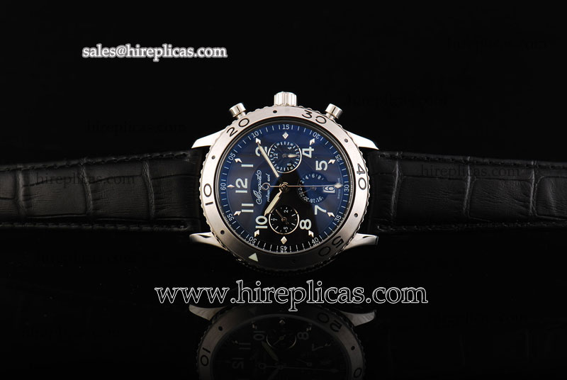 Charming Breguet Type XX 3800st/92/9w6 Automatic Steel Black Dial