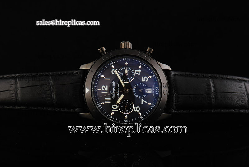 Exquisite Breguet Type XX 3800st/95/8w6 Automatic PVD Black Dial UK Online