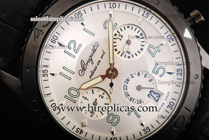 Glamorous Breguet Type XX 3800st/95/8w6 Automatic PVD White Dial For Sale Online