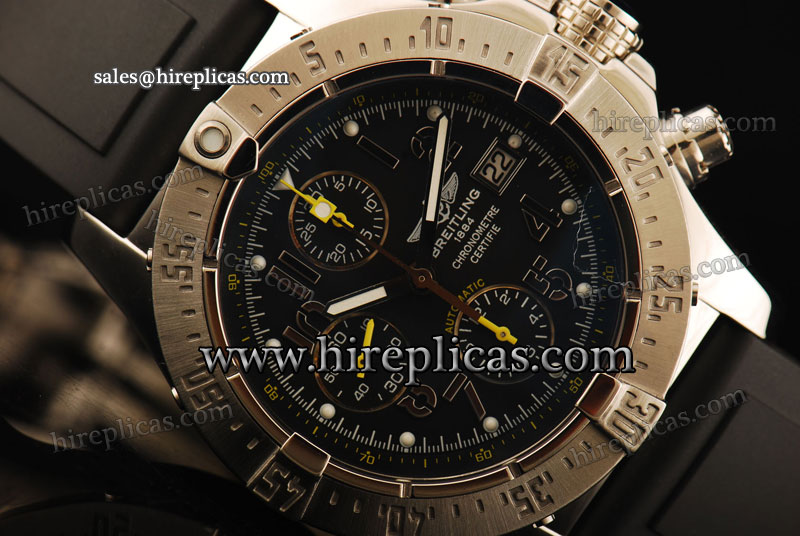Charming Breitling Avenger Skyland A1338012 Limited Edition Swiss Valjoux 7750 Automaitc Steel Black Dial