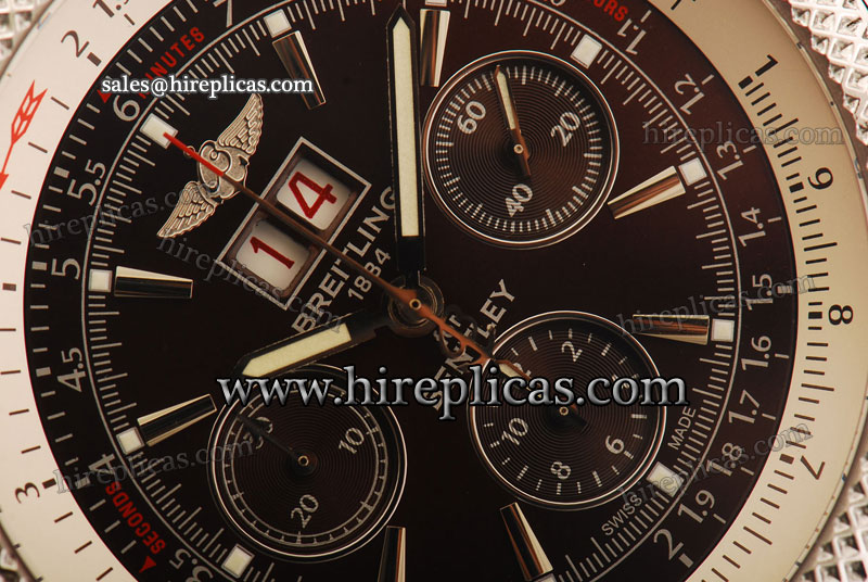 Fashion Hot Breitling Bentley 6.75 a4436412/b959-ss Swiss Valjoux 7750 Automatic Steel Brown Dial