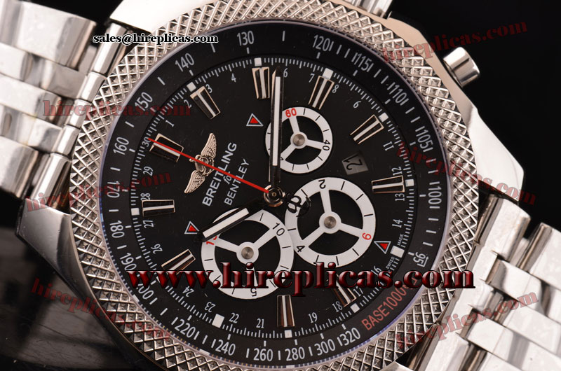Best Breitling Bentley Barnato Racing A2536624/BB09 Swiss Valjoux 7750-SHG Automatic Steel Black Dial