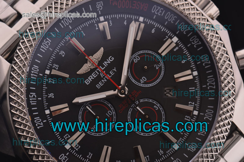 Inexpensive Classic Breitling Bentley Barnato Racing A2536824/BB11 Swiss Valjoux 7750 Automatic Steel Black Dial
