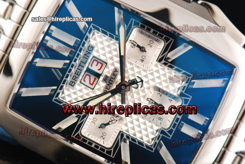 Special Top Breitling Bentley Flying B A4436512/C736-SS Swiss Valjoux 7750 Automatic Steel Black/White Dial