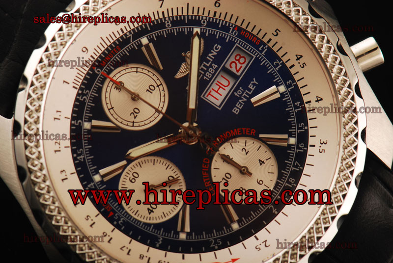 Luxury discount Breitling Bentley GT A1336212/B724 Swiss Valjoux 7750 Automatic Steel Black Dial