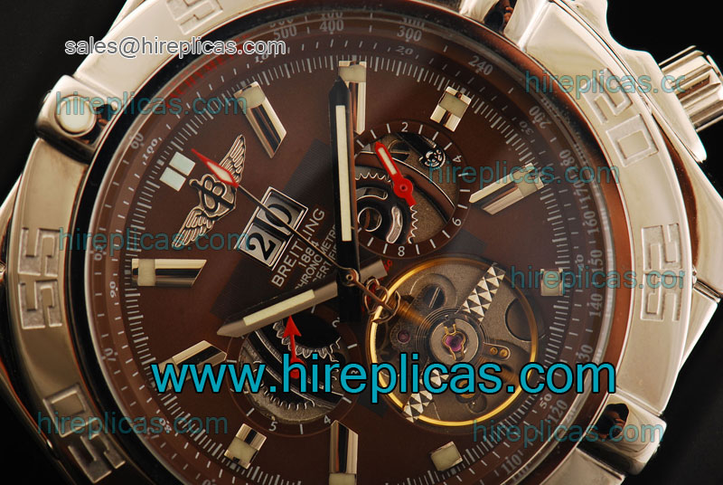Top Quality Breitling Chronomat B01 Tourbillon AB011012 Automatic Steel Brown Dial
