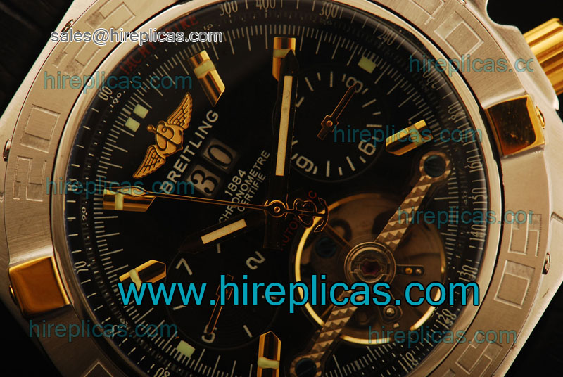 Good Breitling Chronomat B01 Tourbillon IB011012 Automatic Steel Black Dial
