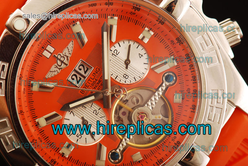 Duplicate Breitling Chronomat B01 Tourbillon AB011012 Automatic Steel Red Dial