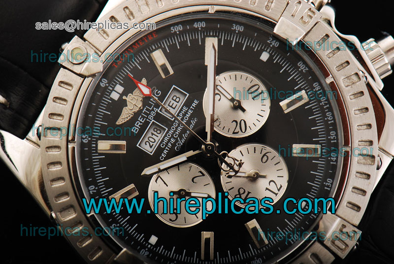 Best Luxury Breitling Chronomat Evolution A1335611 Asia Automatic Steel Black Dial