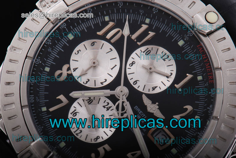 Exquisite Breitling Chronomat Evolution A1335611 Asia Automatic Steel Black Dial Numeral Markers
