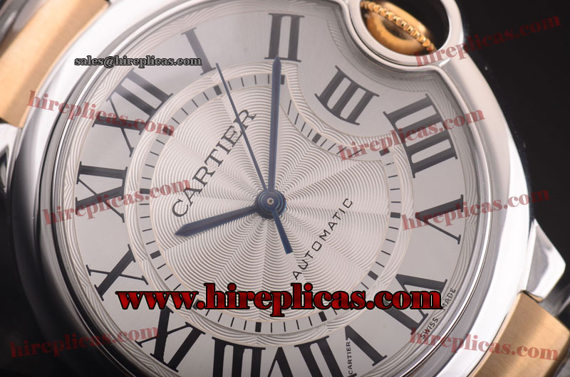 Sophisticated Sophisticated Cartier Ballon Bleu de Cartier Medium w6920047 1:1 Original Swiss ETA 2671 Two Tone Silver Dial