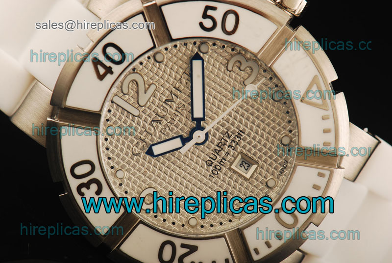 Cheapest Replica Chaumet Class One W17680-38A Miyota Quartz Steel Silver Dial