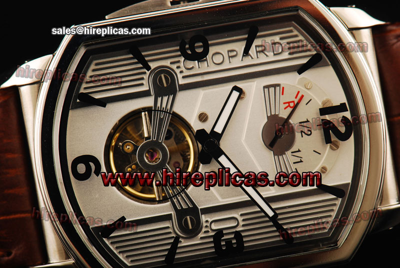 Special Top Chopard L.U.C.Engine One Tourbillon 168526-3001 Asia ST2609 Automatic Steel White Dial