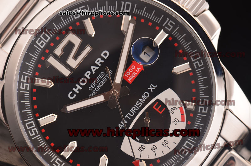 Designer Chopard Miglia Gran Turismo XL Power Reserve 158457-3001 ST22 With Power Reserve Automatic Steel Black Dial