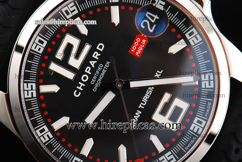 Fake Classic Fashion Chopard Mille Miglia Gran Turismo XL 168997-3001 Swiss Valjoux 7750 Automatic Steel Black Dial
