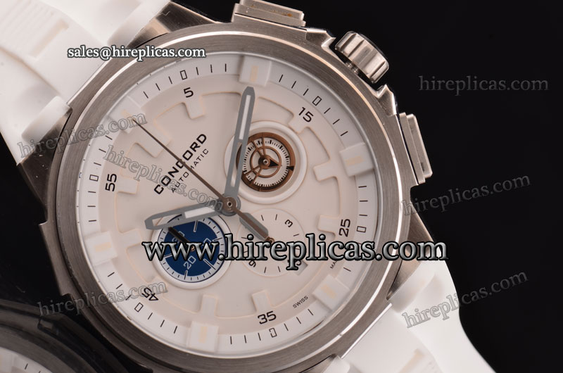 Best quality Luxury Concord C2 320138F Miyota OS20 With Date Quartz Steel Case White Dial