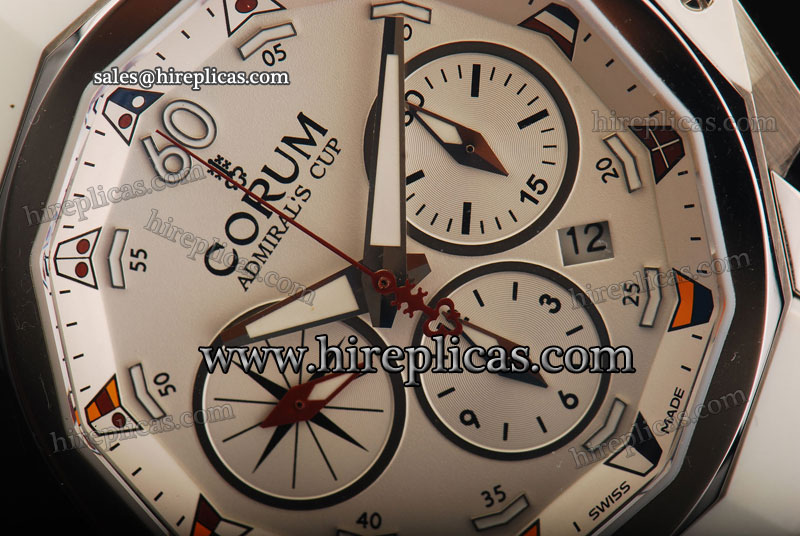 Best quality Classic Corum Challenger 753.671.21/F371 AN52 Swiss Valjous 7750 Automatic Steel White Dial