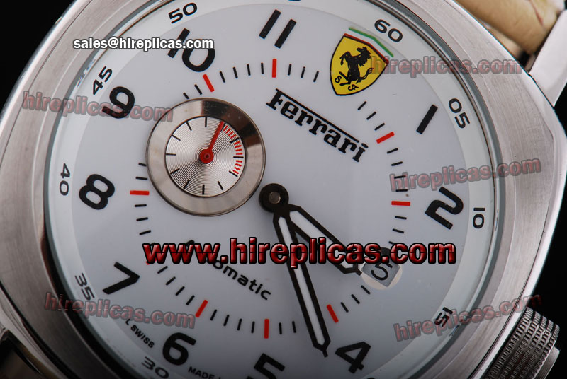 Best Luxury Ferrari Granturismo Automatic FER00001 Automatic Steel White Dial