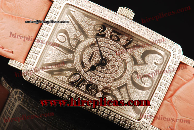 Best Price Franck Muller Long Island 1200 SC REL D Swiss Quartz Steel Diamond Dial