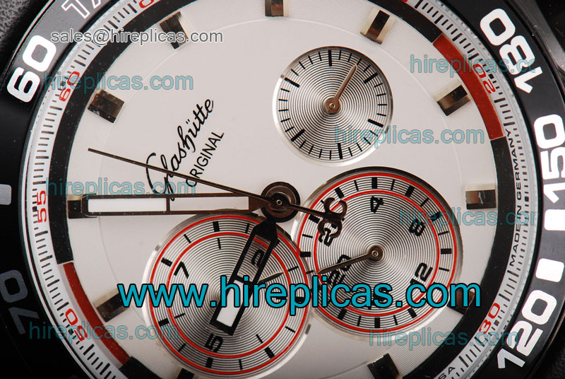 Best Price Glashutte Sport Evolution 39-31-43-03-03 Asia Automatic PVD White Dial