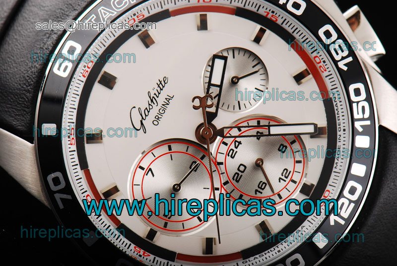 Charming Glashutte Sport Evolution 39-31-43-03-03 Asia Automatic Steel White Dial