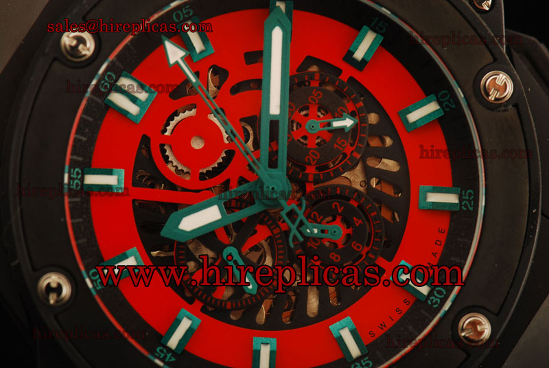 Best Luxury Hublot King Power Mexic 710.OX.0130.GR.MEX10-BL Asia Automatic PVD Red Dial