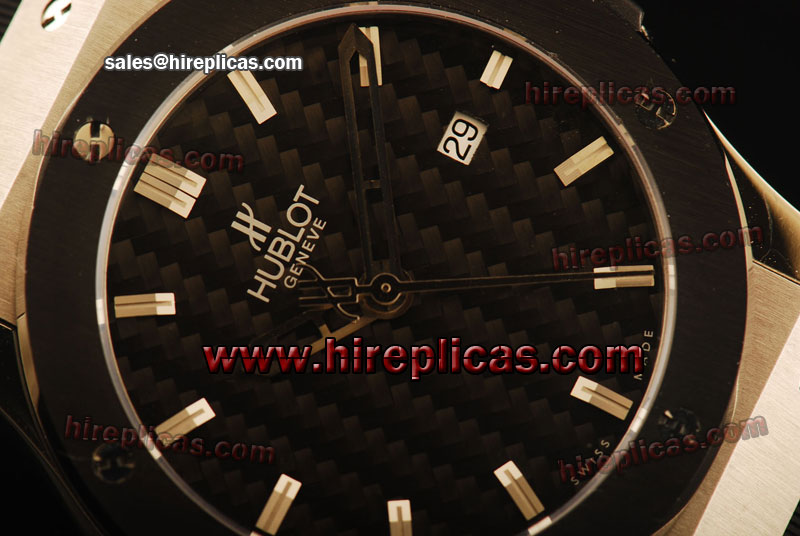 Unique Hublot Classic Fusion 511.zm.1770.rx 1:1 Original Swiss ETA 2824 Steel Black Carbon Fiber Dial