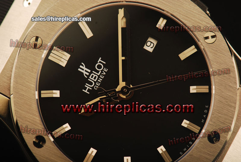 Charming Exquisite Hublot Classic Fusion 511.zx.1170.rx 1:1 Original Swiss ETA 2824 Steel Black Dial