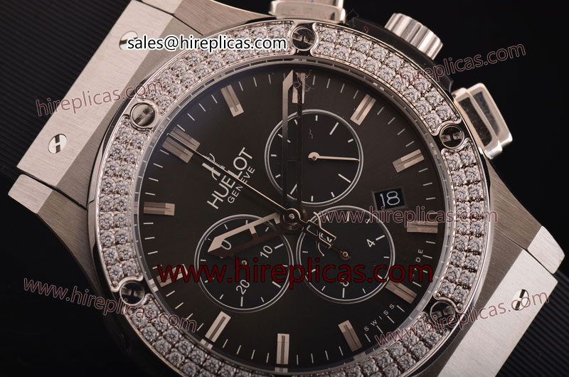 Clone Hublot Classic Fusion 521.NX.7070.RX.1104.TR Miyota Quartz Steel Brown Dial-7750 Coating