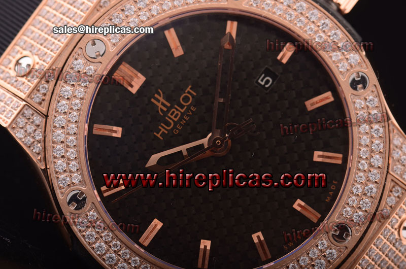 Buy Cheap Fashion Hublot Classic Fusion 542.px.1180.rx.1704 Swiss ETA 2824 Automatic Rose Gold Black Dial